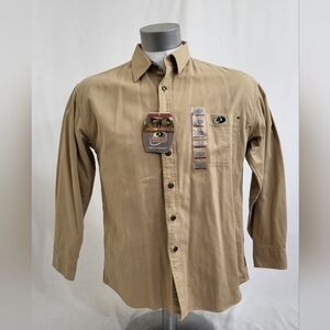 Mossy Oak Elements Khaki Button Up Jacket Men’s Size Large NWT